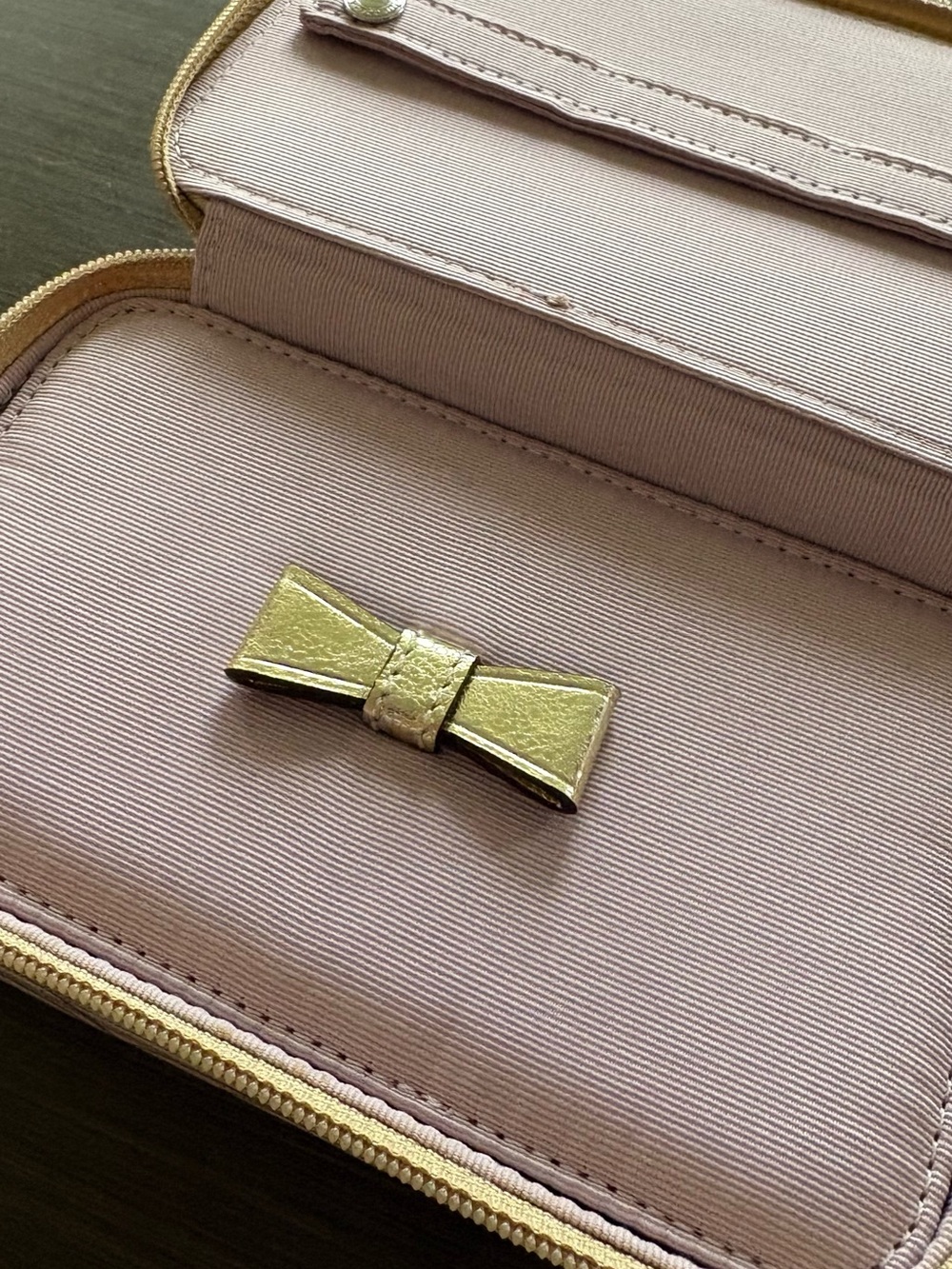 COACH Lavender Madras Plaid Jewelry Box, NWT - Picture 5 of 12